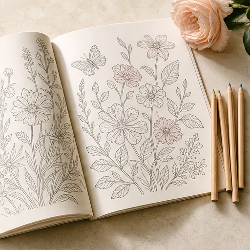 Printable Colouring Book luxury product preview